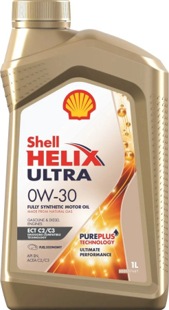 Моторное масло Shell Helix Ultra ECT C2/C3, 0w30 1л