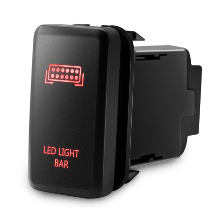 Кнопка-клавиша LED Light Bar красная