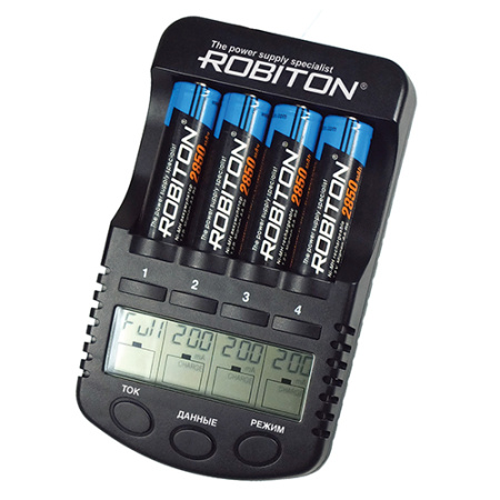 Зарядное устройство Robiton R03/R6*1/2/3/4 (200-1000mAh) разряд таймер/откл ProCharger1000