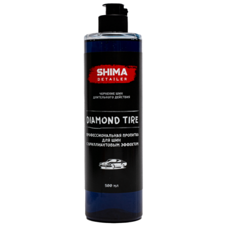 Shima Detailer Профессиональная пропитка для шин с бриллиантовым эффектом Diamond tire 500мл 06934