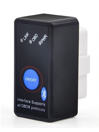 Диагностический адаптер OBDII Quantoom ELM327 Bluetooth Mini