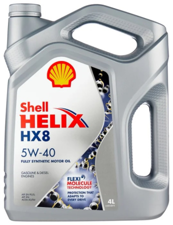 Моторное масло Shell Helix HX8 SN  5w40 4л