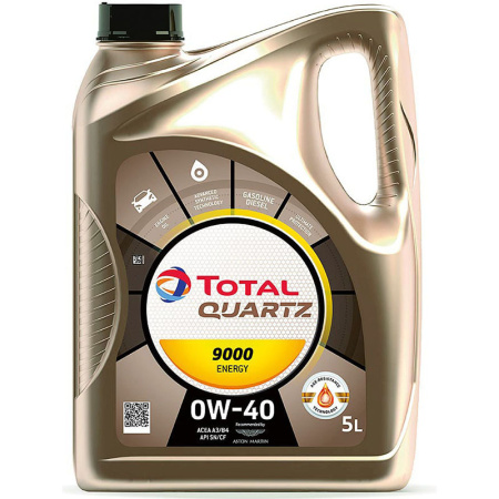 Моторное масло Total Quartz 9000 Energy 5w40 5л 217269
