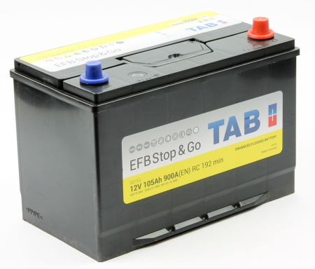 Автомобильный аккумулятор TAB EFB Stop&Go 6СТ-105.0 - 105Ач (яп.ст., обратная)