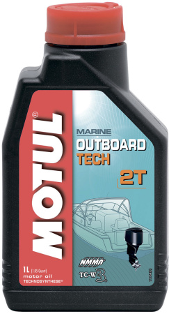 Моторное масло Motul Outboard Tech 2T Technosynthese, 1л
