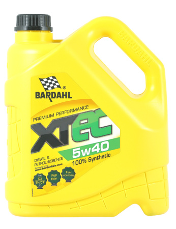 Моторное масло Bardahl XTEC 5W-40 синтетическое 4л 36342