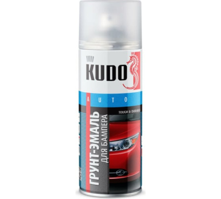 Автоэмаль KUDO KU-6202 для бампера черная 520мл