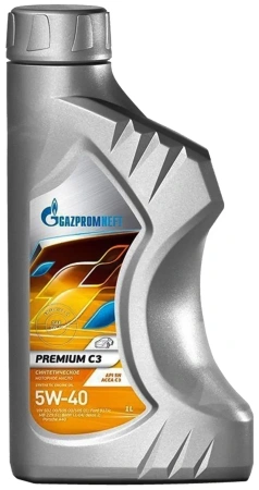 Моторное масло Gazpromneft Premium C3 5w-40 1л, 253142232