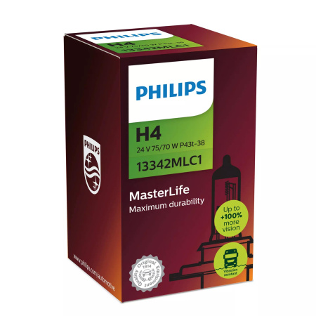 Галогенная лампа Philips H7 24V 70W MasterDuty (PX26d) 13972MLC1