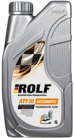 Масло трансмиссионное Rolf ATF III D минеральное 1л пластик 322431