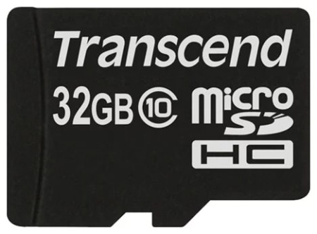 Карта памяти Transcend microSDHC 32Gb Class 10 (TS32GUSDC10