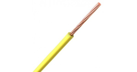 Монтажный кабель ПГВА Rexant 1*1.00мм² Cu желтый