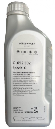 Моторное масло VAG Special G 5w40 синтетическое 1л R52502M2