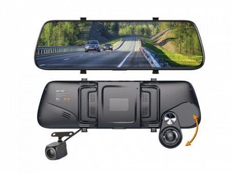 Видеорегистратор-зеркало Lexand LR 100 dual