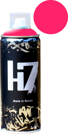 Эмаль флуоресцентная H7 розовая 520мл 777951