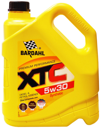 Моторное масло Bardahl XTC 5W-30 синтетическое 4л 36312
