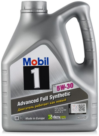 Синтетическое моторное масло Mobil 1 X1 5w30 4л