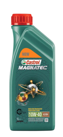 Моторное масло Castrol Magnatec A3/B4 10W-40 Dualock, полусинтетическое, 1л