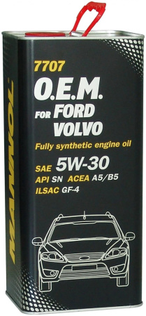 Моторное масло Mannol O.E.M for Ford Volvo Металл 5w30, синтетическое 1л