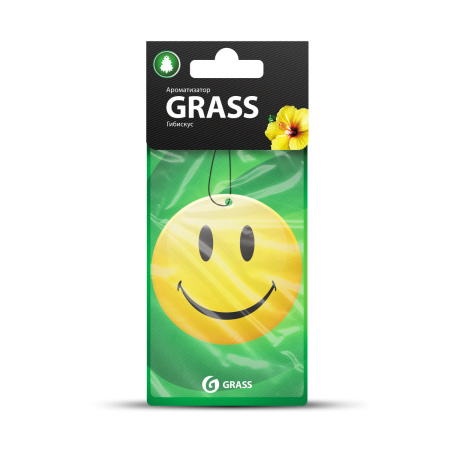 Ароматизатор Grass Smile картонный Гибискус ST0401