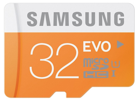 Карта памяти Samsung EVO microSDHC 32Gb Class 10 UHS-I U1   SD adapter (MB-MP32DA/RU)