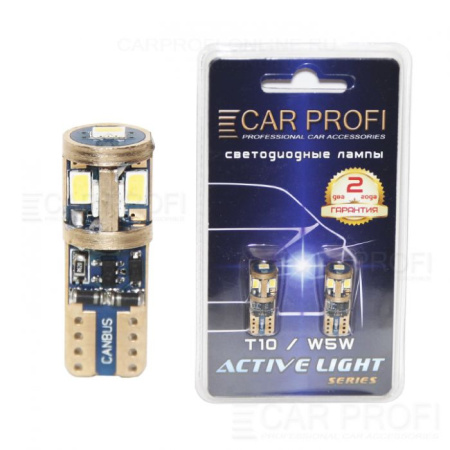 Светодиодная лампа Car Profi Active Light T10-9-3632 CAN BUS NO POLARITY 12V