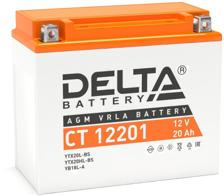 Аккумуляторная батарея Delta CT 12201 12V 20Ah