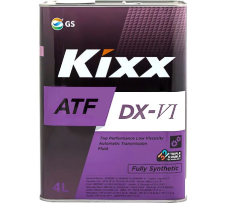 Масло трансмиссионное Kixx ATF DX-VI 4л
