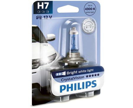 Галогенная лампа Philips H7 Crystal Vision 12V- 55W (PX26d) 12972CVSM