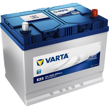 Автомобильный аккумулятор Varta Blue dynamic 570 412 063 - 70Ач (азия, обратная, бортик)