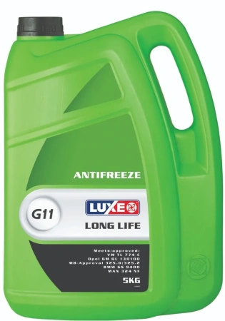 Антифриз LUXE LONG LIFE G11 green 5кг 666