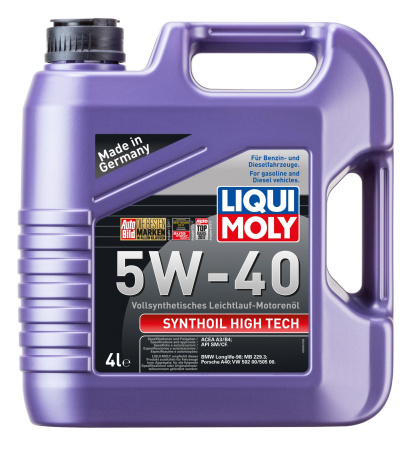 Моторное масло Liqui Moly Synthoil High Tech 5w40 4л