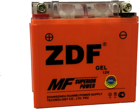 Мотоциклетный аккумулятор ZDF "Moto Battery" 1214.2 (YTX14-BS) (прямая)