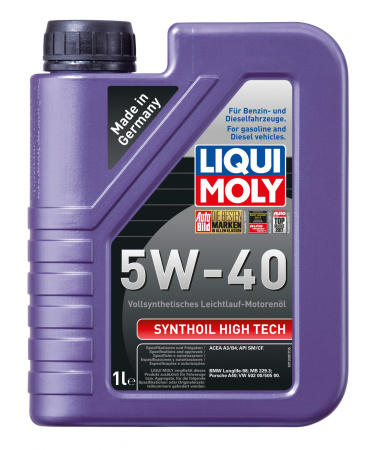 Моторное масло Liqui Moly Synthoil High Tech 5w40 1л