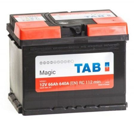 Автомобильный аккумулятор TAB Magic 6СТ-66.0 - 66Ач (обратная)