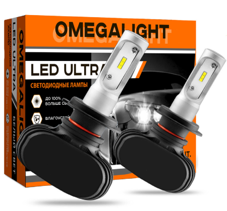 Светодиодная лампа Omegalight Ultra H4 4500Lm OLLEDH4ULW-1
