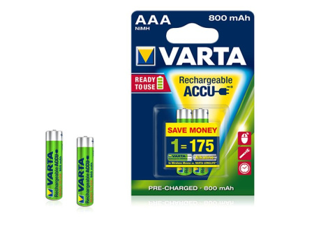 Аккумулятор Varta Ready2Use 56706.101.402/412/R6 2100mAh Ni-MH BL2