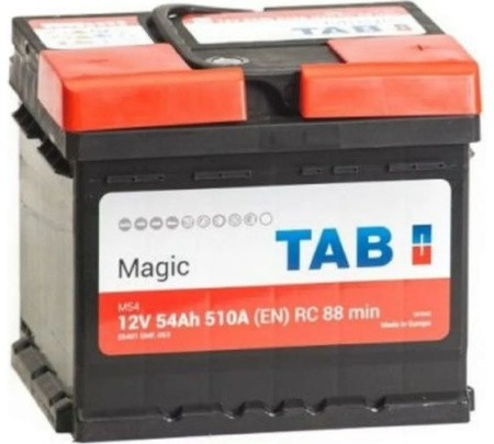 Автомобильный аккумулятор TAB Magic 6СТ-54.0 - 54Ач (обратная, низкий) 189054