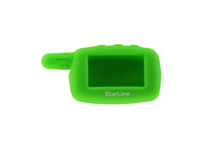 Силиконовый чехол для брелка StarLine A6/A9 зелёный