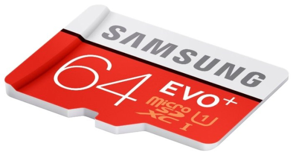 Карта памяти Samsung EVO plus microSDXC Memory Card 64Gb Class 10 UHS-1   SD Adapter (MB-MC64DA/RU) в интернет-магазине 12 Вольт