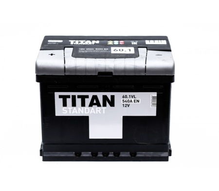 Автомобильный аккумулятор Титан 6CT-60 Standart L с индикацией (прямая)