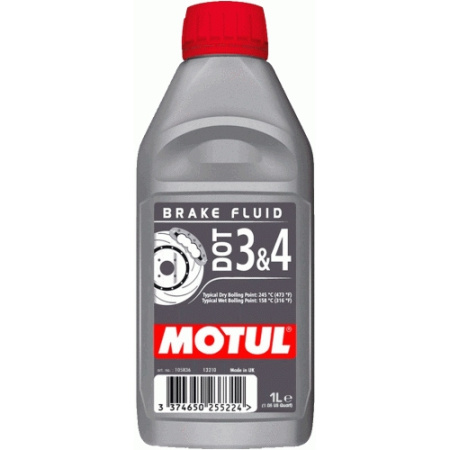 Тормозная жидкость Motul Brake Fluid DOT 3-4 1л синтетика