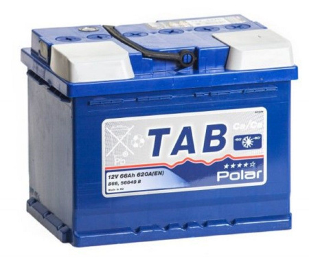 Автомобильный аккумулятор TAB Polar 6СТ-66.0 - 66Ач (обратная) 121066