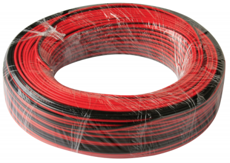 Монтажный кабель ACV 0.5*2 черн/красн. (KP21-1104)