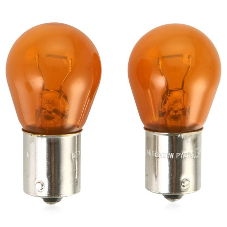 Лампа накаливания Koito P21W 12V 21W (BAU15s) PY21W (оранжевый)
