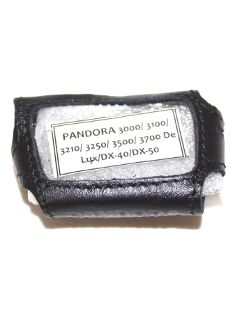 Чехол для брелка Pandora DXL-3000/3100/3210/3250/3500/3700 (De Lux) плетенка черная кожа