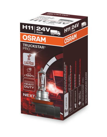 Галогенная лампа Osram H11 24V 70W (PGJ19-2) Truckstar Pro 64216TSP
