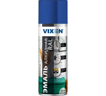 Краска VIXEN синяя 520мл VX15005