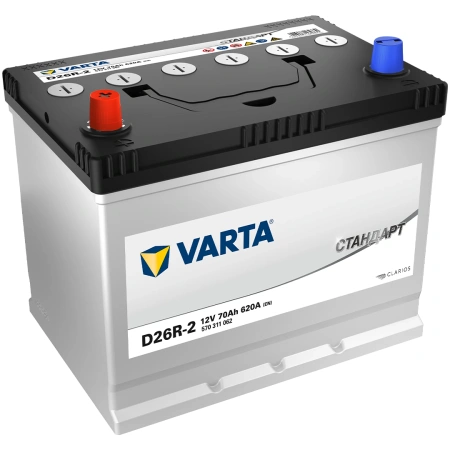 Автомобильный аккумулятор Varta Стандарт 570 311 062 - 70Ач (азия, прямая, бортик)