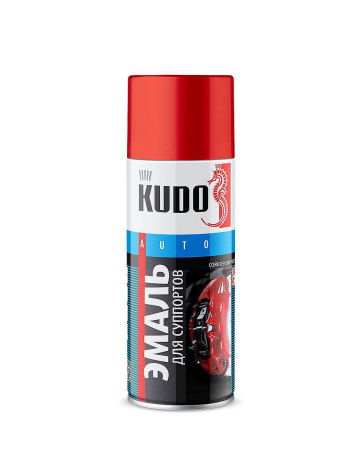 Эмаль для суппортов Kudo, красная, 520мл KU-5211